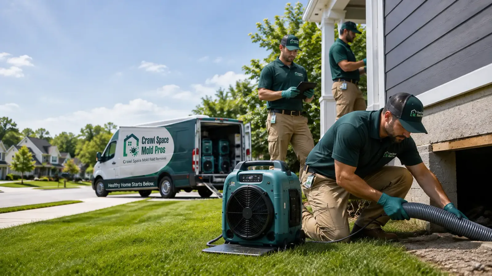Crawl Space Mold Removal in Hesperia, CA